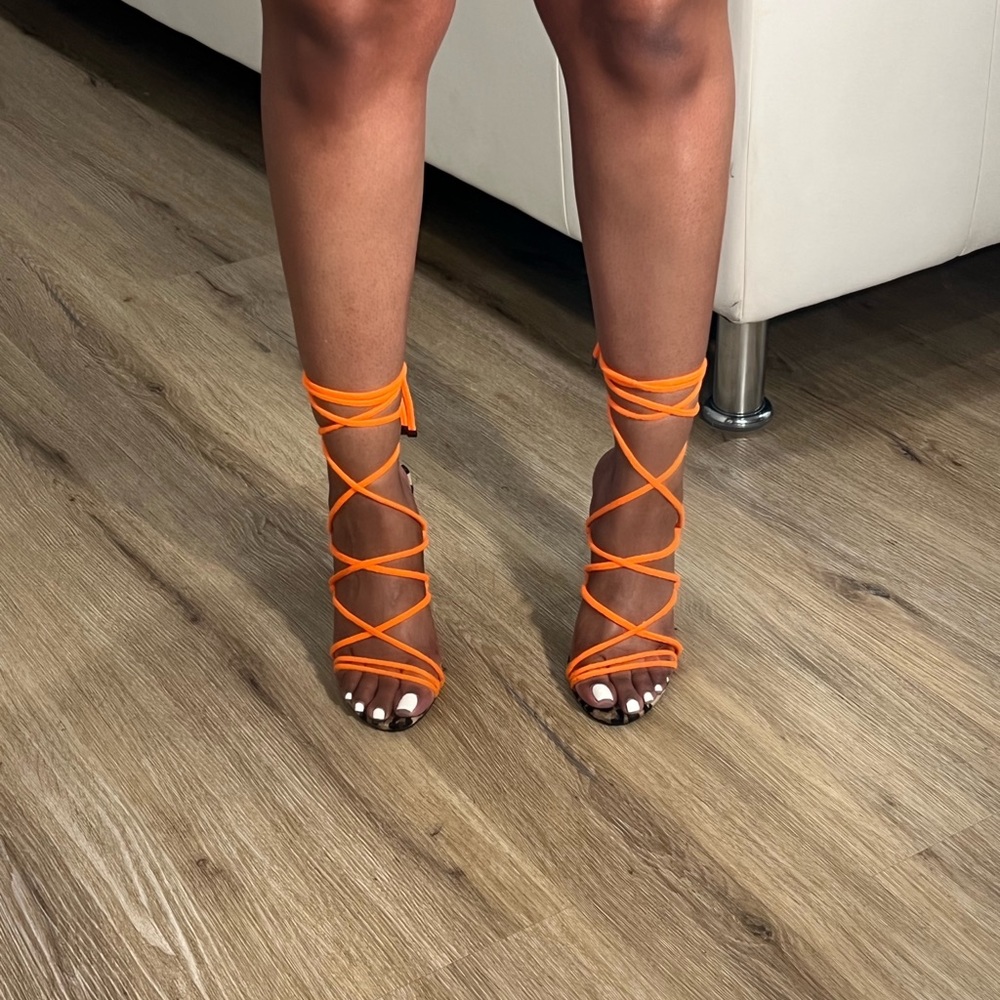Neon Cheetah Heels